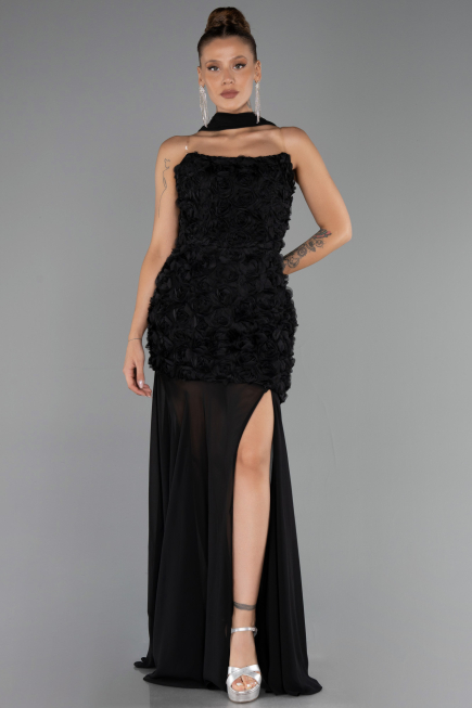 Robe de Soirée Longue Noir ABU6541