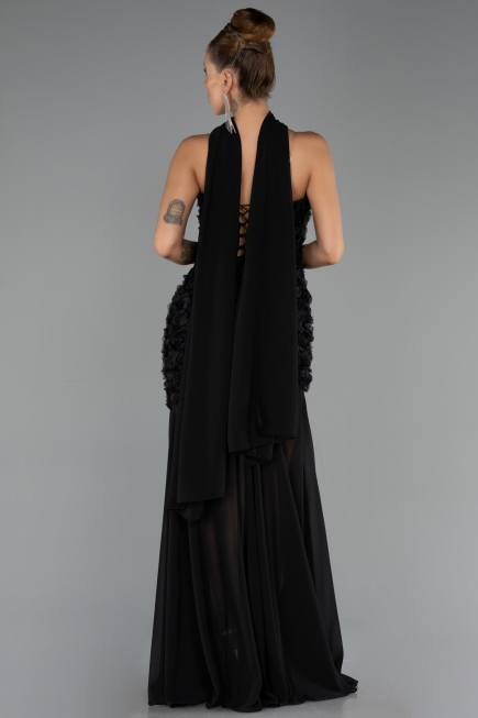 Robe de Soirée Longue Noir ABU6541