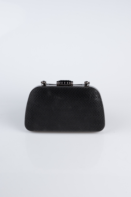Sac de Soirée Luxe A motifs Noir SH839