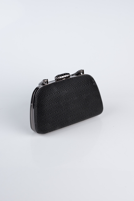 Sac de Soirée Luxe A motifs Noir SH839