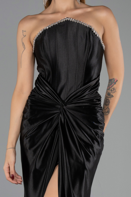 Robe de Soirée Longue Noir ABU6548