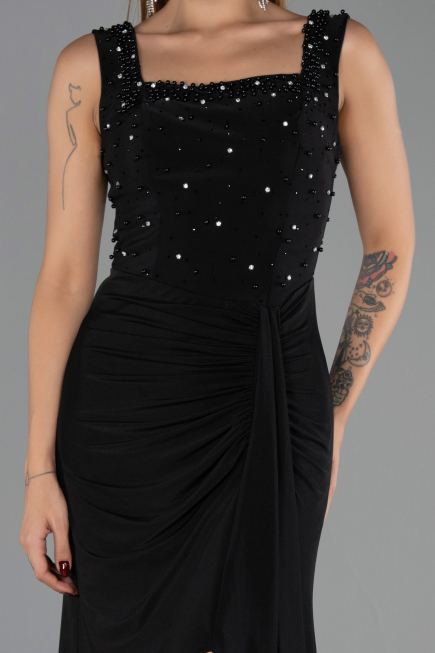 Robe de Soirée Longue Noir ABU6552