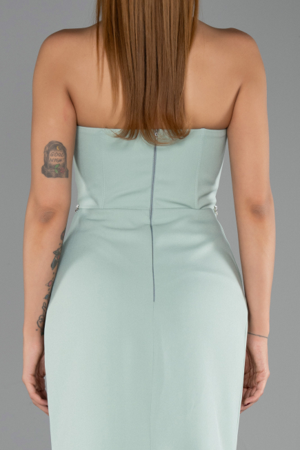 Robe de Soirée Longue Menthe ABU6327