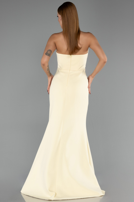 Robe de Soirée Longue Jaune ABU6327