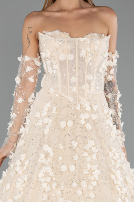 Robe de Soirée Longue Or ABU5658