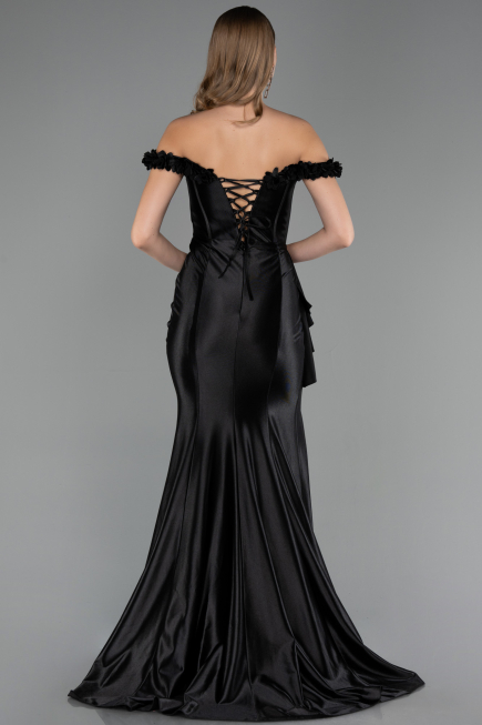 Robe de Soirée Longue Noir ABU6565