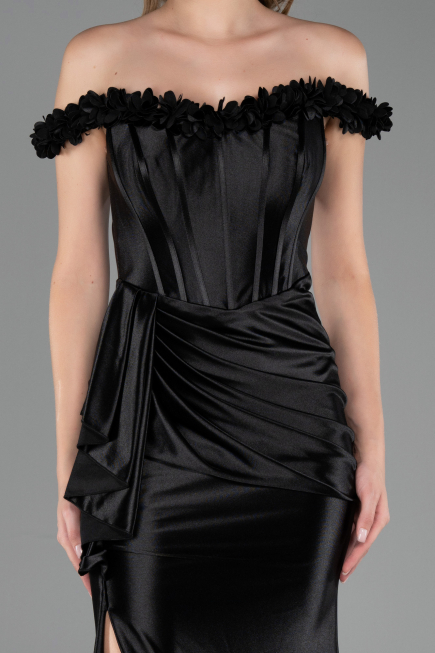Robe de Soirée Longue Noir ABU6565