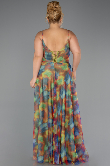 Robe De Graduation Grande Taille Longue Rinçage ABU6558