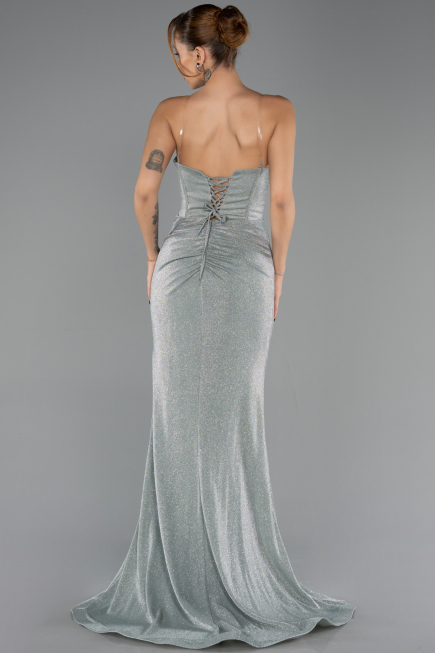 Robe de Soirée Longue Menthe ABU6599