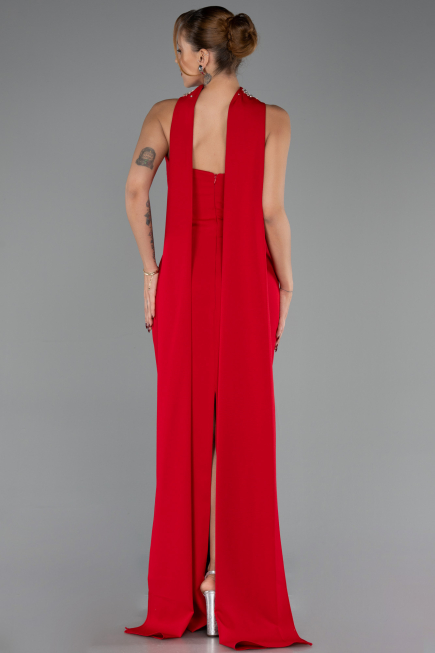 Robe de Soirée Longue Rouge ABU6601