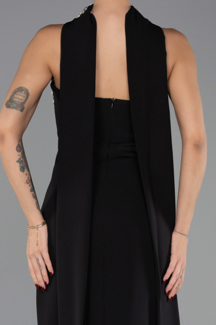 Robe de Soirée Longue Noir ABU6601