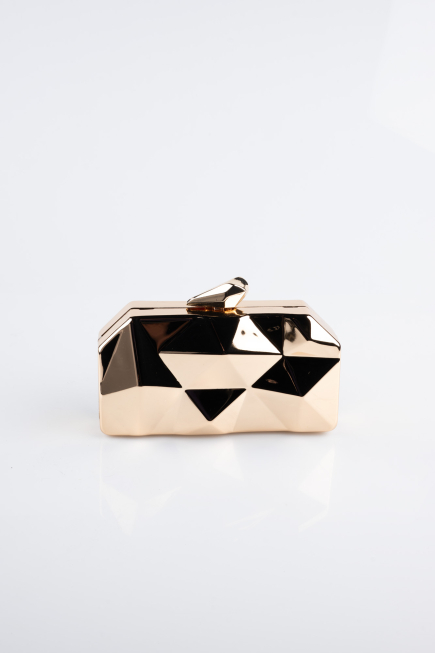 Sac de Soirée Luxe Métal Rose SH921