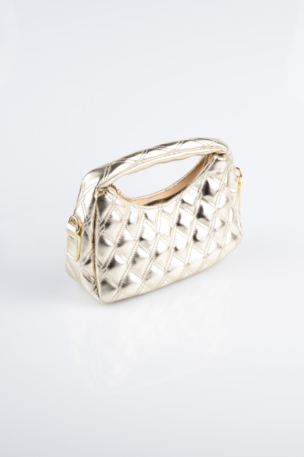 Sac de Soirée Luxe Cuir Or KC410
