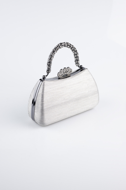 Sac de Soirée Coupe Au Laser Platine KC711