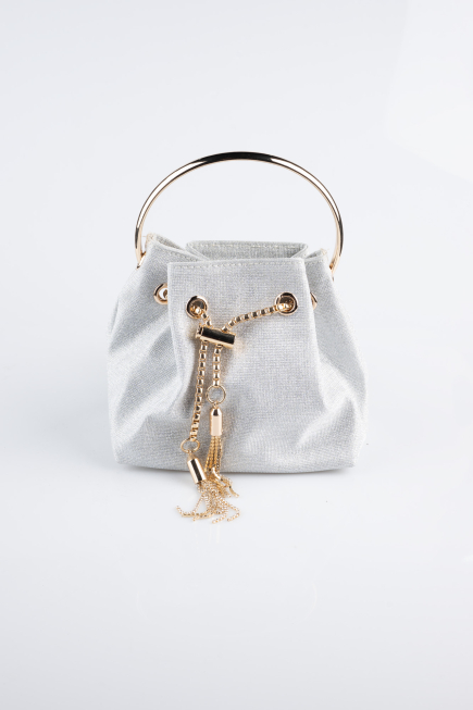 Sac de Soirée Luxe Argenté Argent KC171