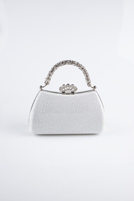 Sac de Soirée Luxe Argent KC711