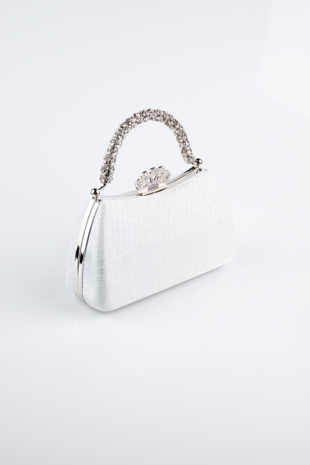 Sac de Soirée Luxe Argent KC711