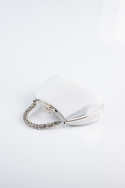 Sac de Soirée Luxe Argent KC711
