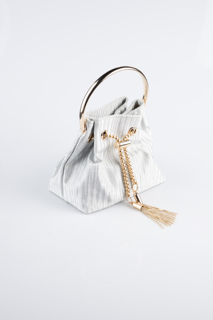 Sac de Soirée Luxe Argent KC171
