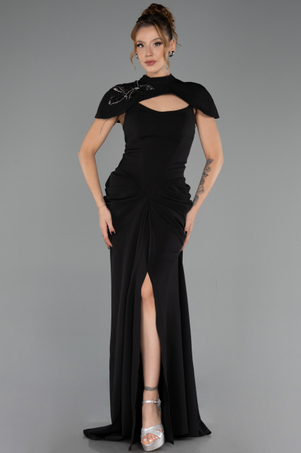 Robe de Soirée Longue Noir ABU6645