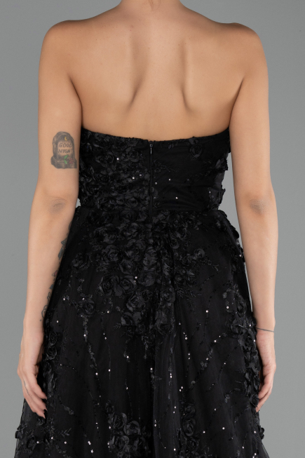 Robe de Soirée Longue Noir ABU6408