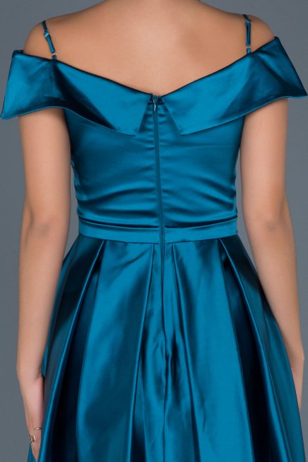 Robe de Soirée Courte Vert ABK309
