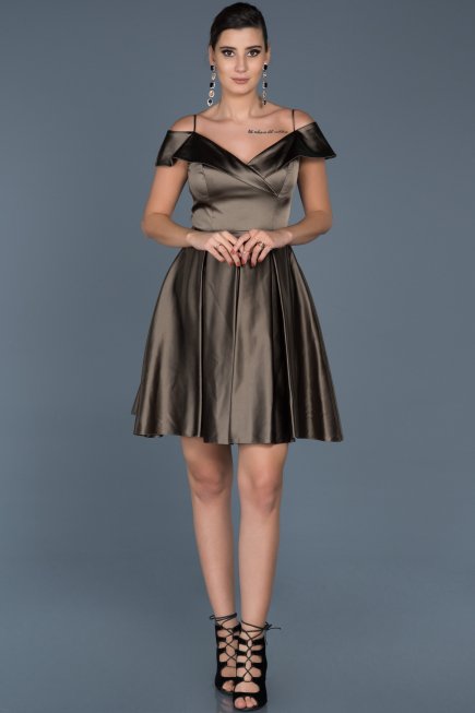 Robe de Soirée Courte Vison ABK309