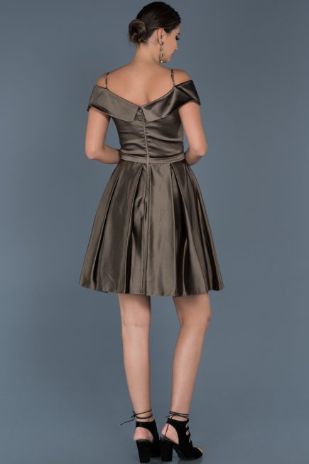 Robe de Soirée Courte Vison ABK309