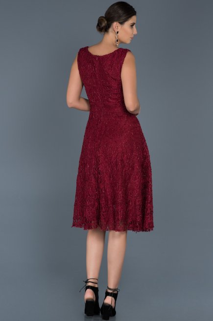 Robe de Soirée Courte Bordeaux ABK317