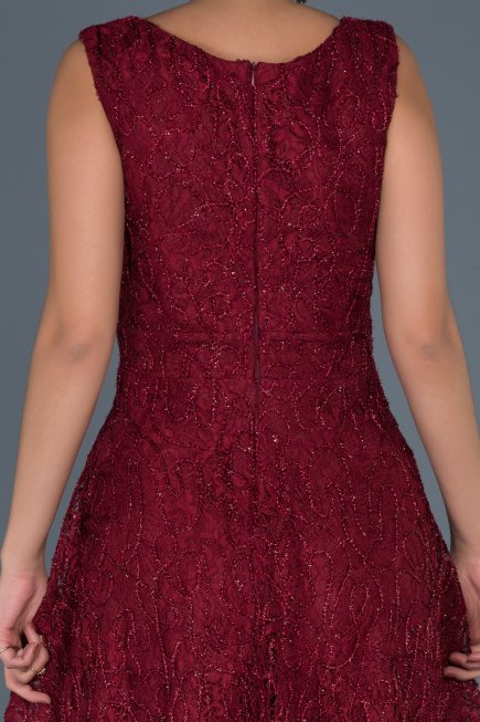 Robe de Soirée Courte Bordeaux ABK317