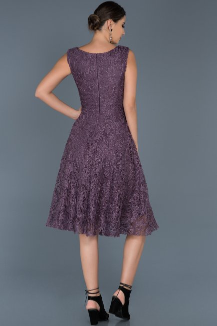 Robe de Soirée Courte Lavande ABK317