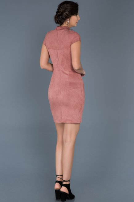 Robe de Soirée Courte Poudre ABK256