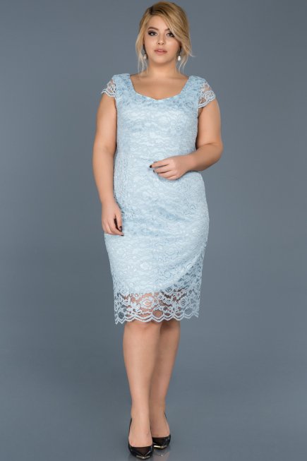 Robe Grande Taille Courte Glace ABK010