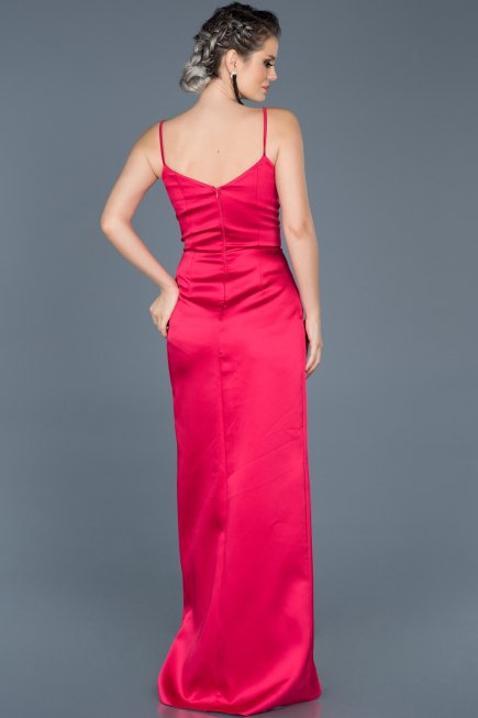 Robe de Fiançaille Longue fuchsia ABU564