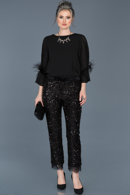 Pantalon Noir AB7933