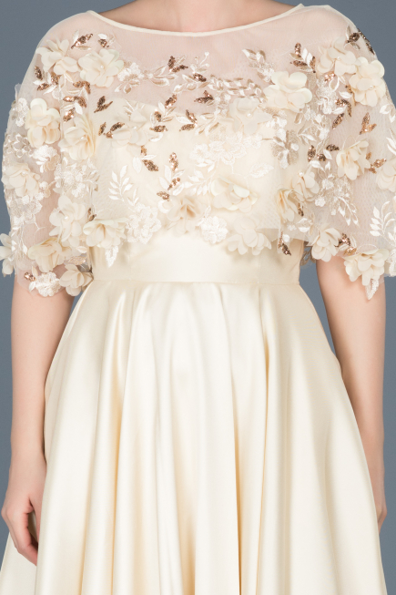 Robe de Soirée Longue Blanc ABU115