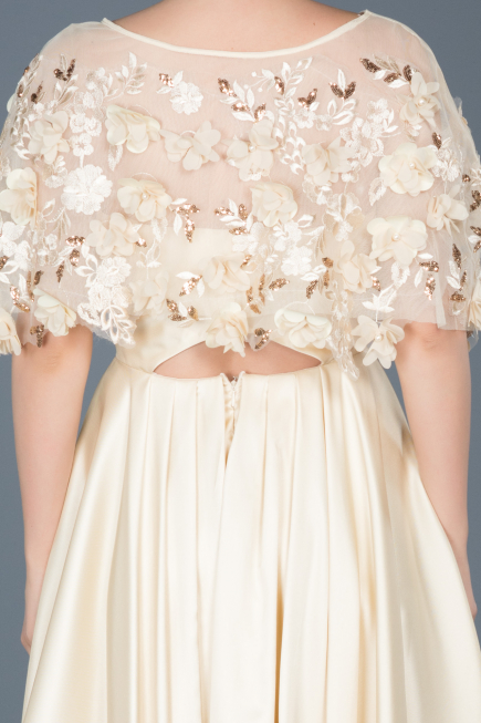 Robe de Soirée Longue Blanc ABU115