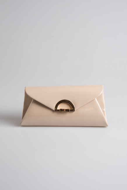 Sac Portefeuille Cuir Verni Vison V452