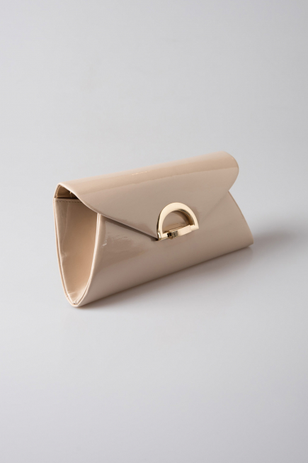 Sac Portefeuille Cuir Verni Vison V452