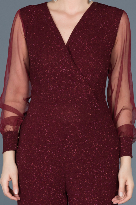 Robe De Soirée Longue Bordeaux ABT012