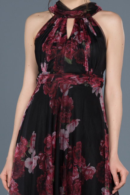 Robe de Cérémonie Longue Prune ABU674