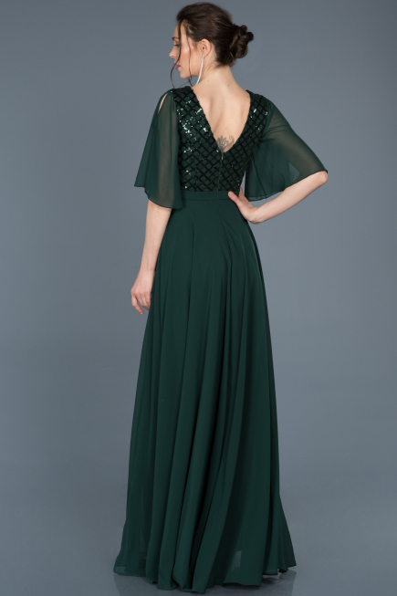 Robe de Cérémonie Longue Émeraude ABU676