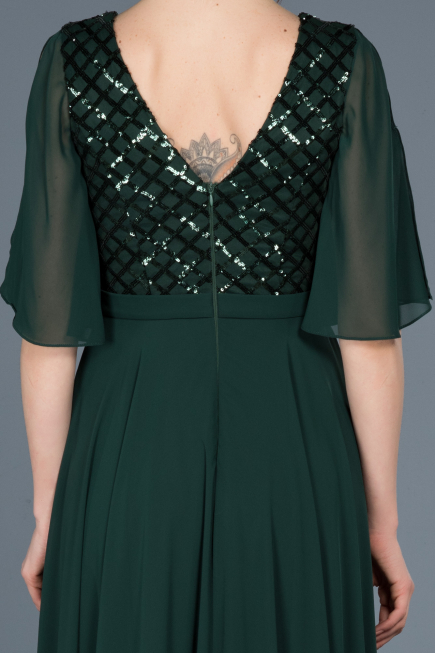 Robe de Cérémonie Longue Émeraude ABU676