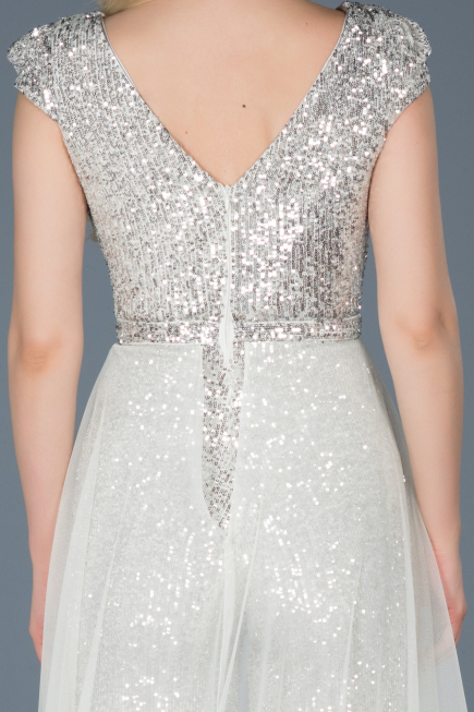 Robe de Soirée Blanc ABT024