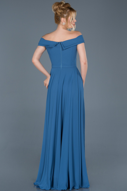 Robe de Fiançaille Longue Indigo ABU012